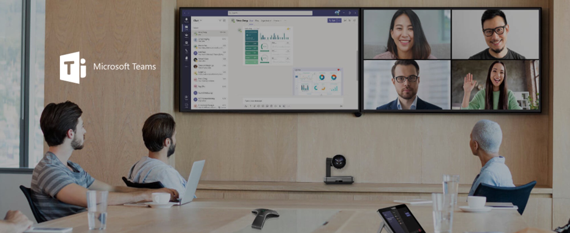 Transformando a Cooperação Corporativa com Microsoft Teams Rooms e Yealink
