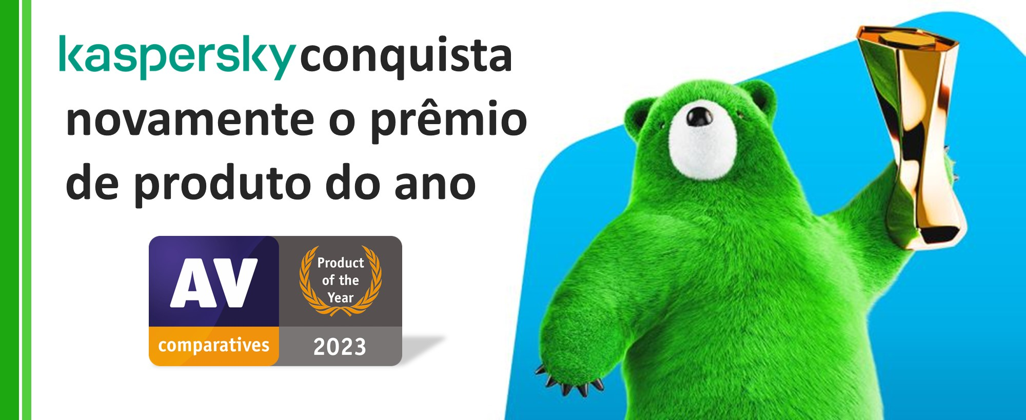 Kaspersky, tem sua solução de segurança eleita como produto do ano de 2023!